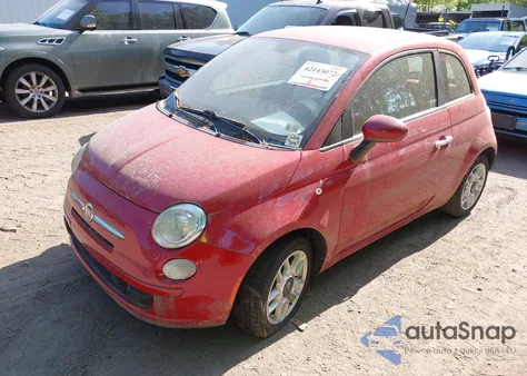 2012 Fiat 500 Pop z USA, uszkodzony, nr VIN 3C3CFFAR2CT233790